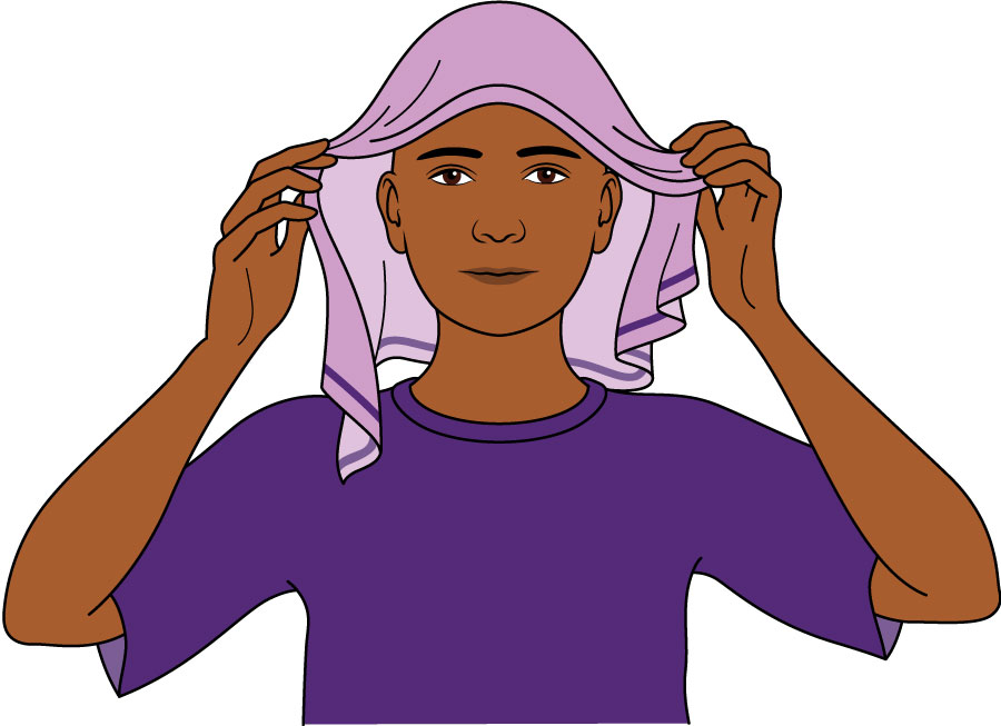 How to Tie a Head Scarf